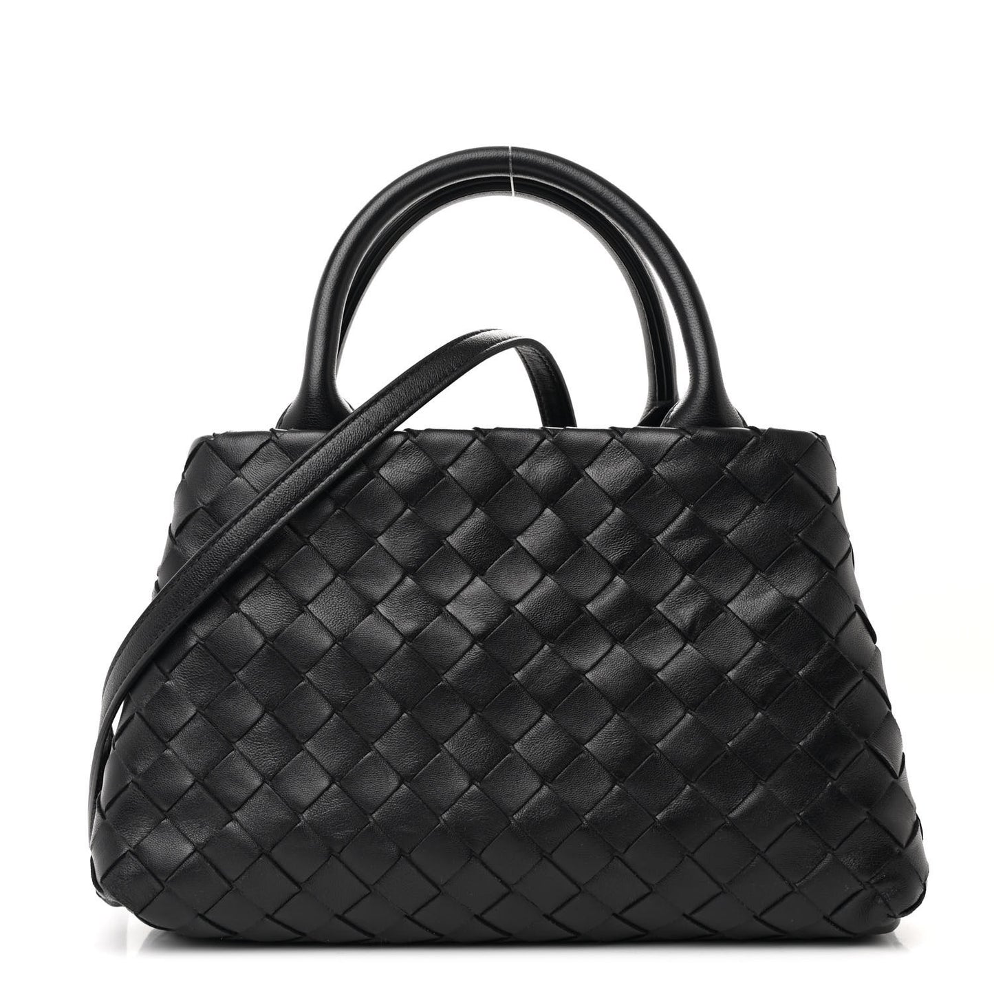 Nappa Intrecciato Small Tote Black