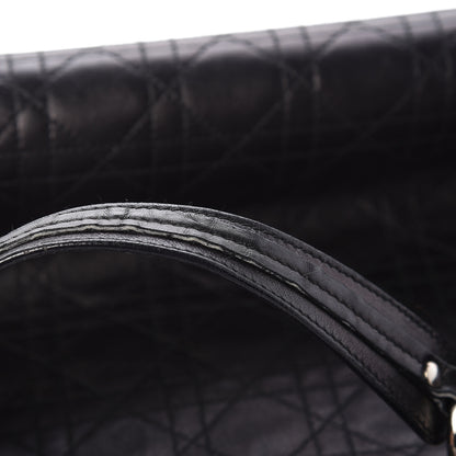 Christian Dior Lambskin Cannage Large Dior Soft Shopping Tote Black 10 of 20