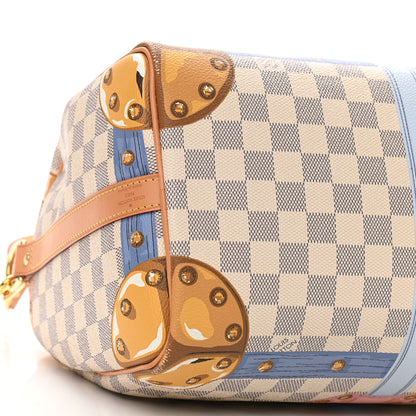 Louis Vuitton Damier Azur Summer Trunks Speedy Bandouliere 30 9 of 13