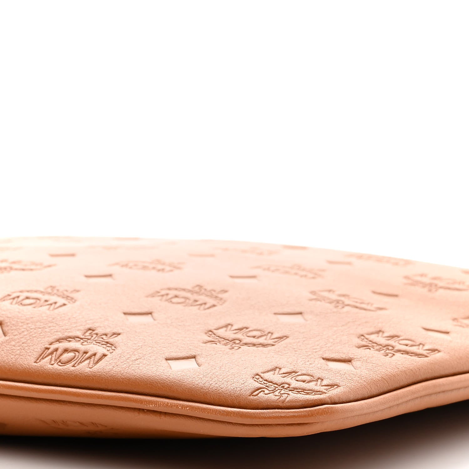 MCM Calfskin Ottomar Crossbody Pouch Cognac 8 of 8