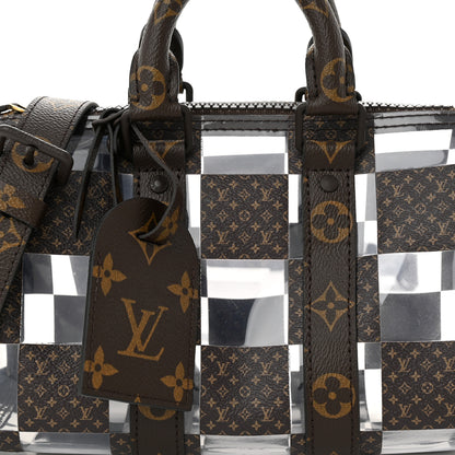 Louis Vuitton PVC Monogram Chess Keepall Bandouliere 25 7 of 9