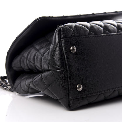 Chanel Caviar Quilted Small Coco Handle Flap Black 5 of 7