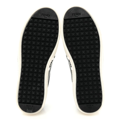 Fendi Vitello Elite Monster Eyes Slip On Sneakers 35 Black 5 of 10
