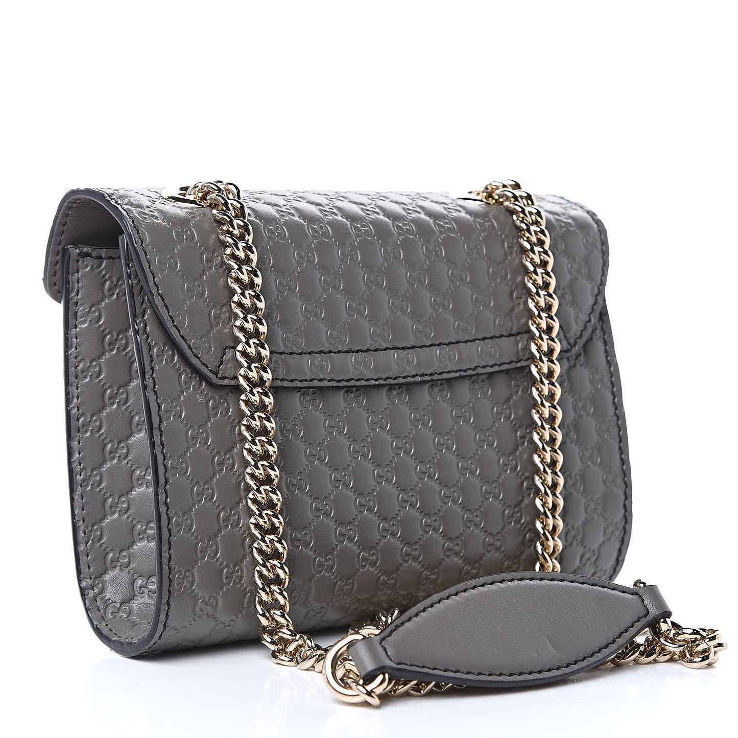 Soft Microguccissima Mini Emily Chain Shoulder Bag Loess