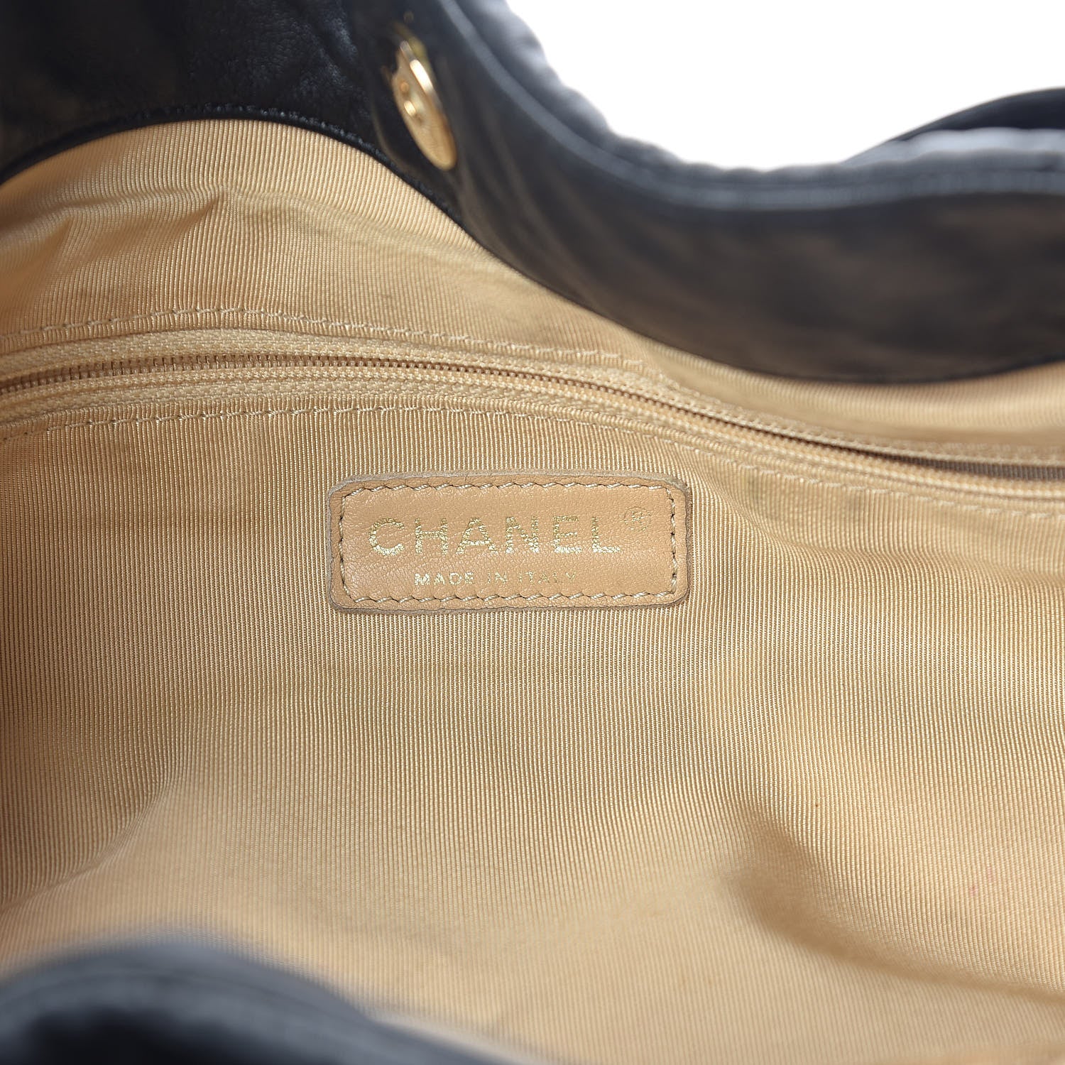 Chanel Calfskin Quilted Small In The Mix Shopping Tote Black 7 of 11