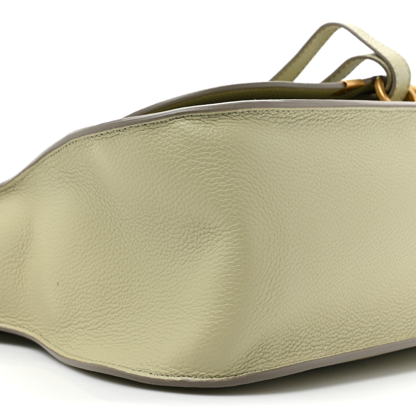 Calfskin Small Marcie Satchel Faded Green