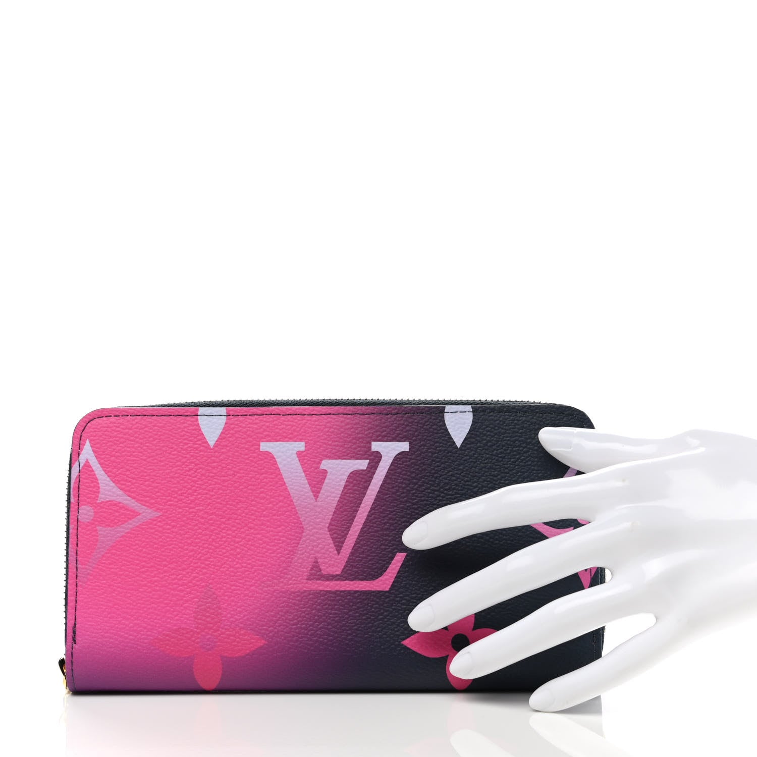 Louis Vuitton Monogram Giant Spring In The City Zippy Wallet Midnight Fuchsia 2 of 6