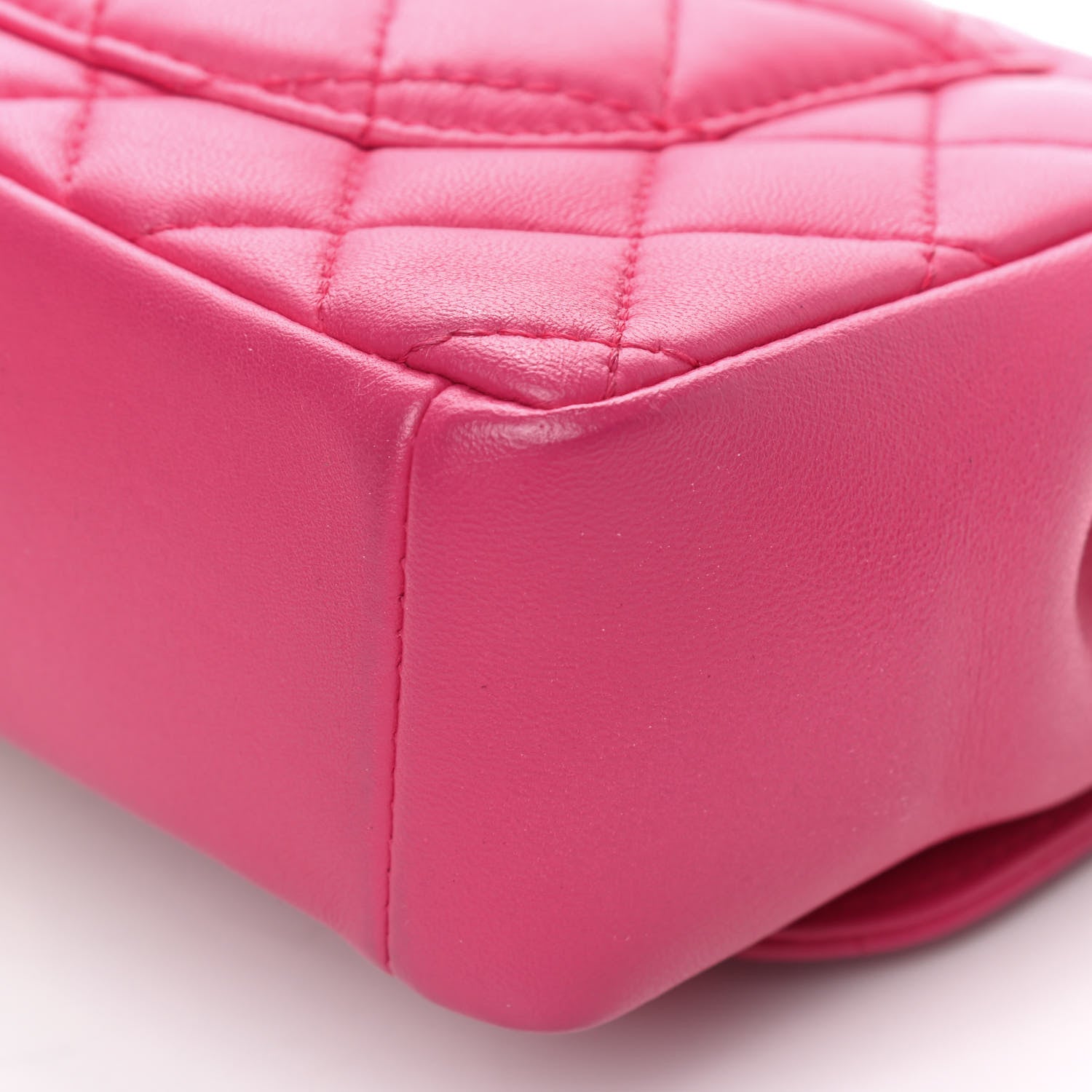 Chanel Lambskin Quilted Mini Mademoiselle Chic Flap Pink 8 of 10