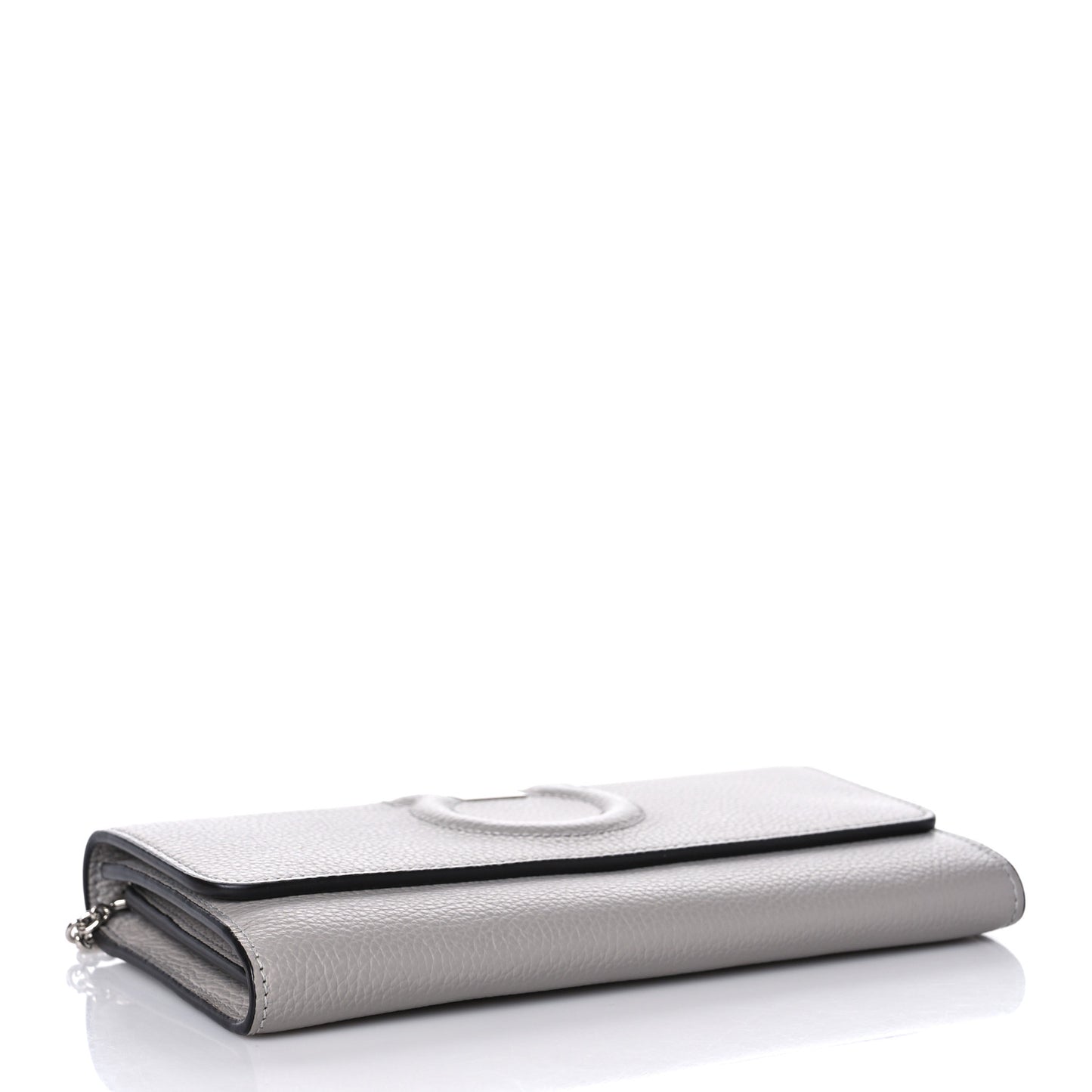 Calfskin City Wallet On Chain Rhinoceros