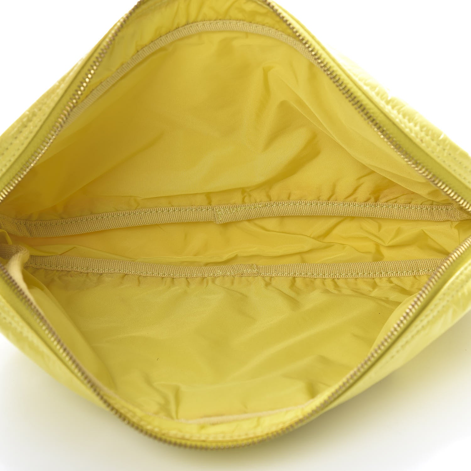 Prada Vernice Patent Cosmetic Pouch Ananas 5 of 12