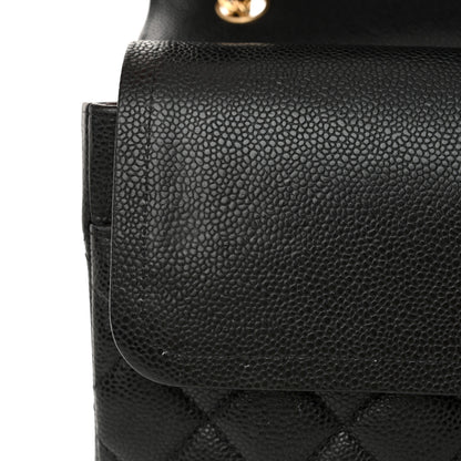 Chanel Caviar Quilted Jumbo Double Flap Black 16 of 19