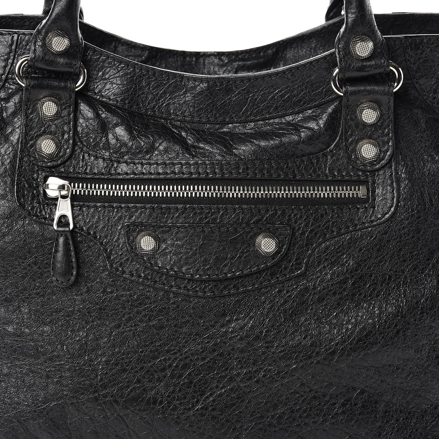 Agneau Giant 12 Silver Hardware Velo Black