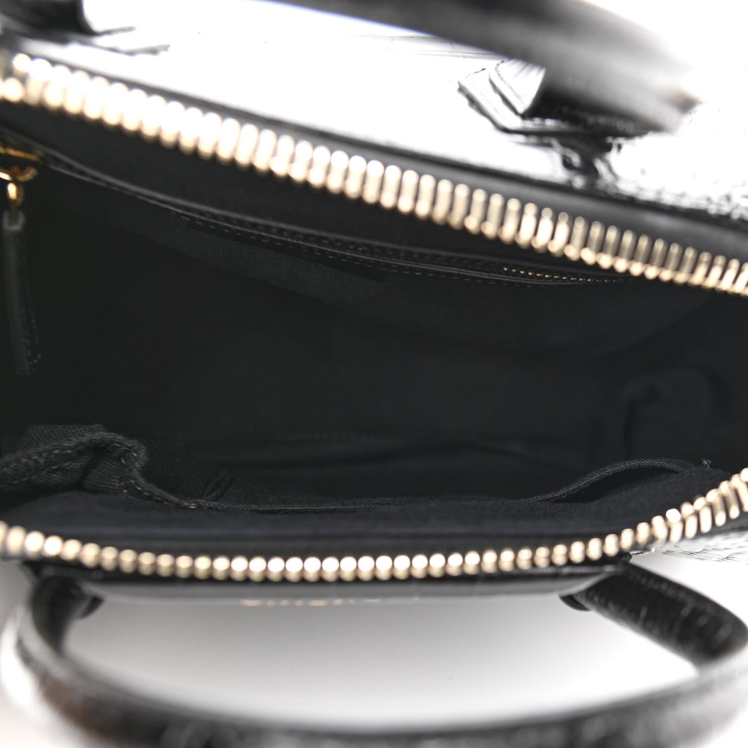 Givenchy Calfskin Crocodile Embossed Small Antigona Black 5 of 12