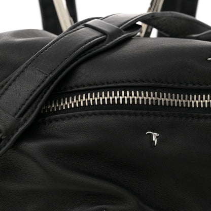 Alexander Wang Lambskin Rose Studded Marti Backpack Bag Washed Black Rhodium Hardware 7 of 11