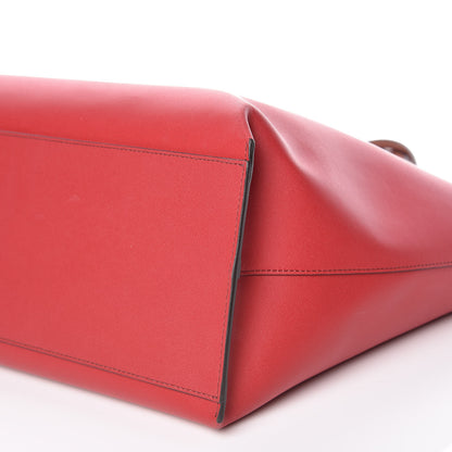 Givenchy Calfskin Medium GV Shopper Tote Dark Red 9 of 15