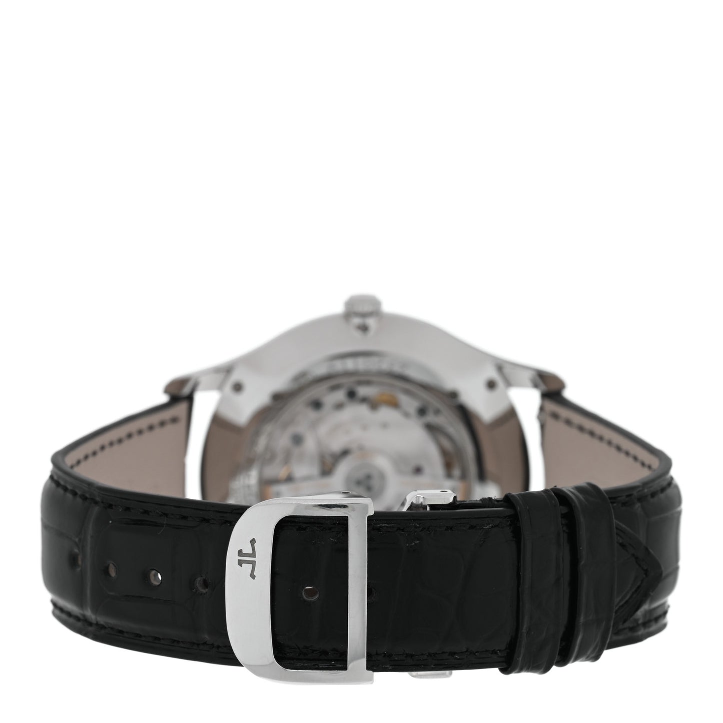 Stainless Steel Alligator 40mm Master Grande Ultra Thin Automatic Watch Black Q1358470