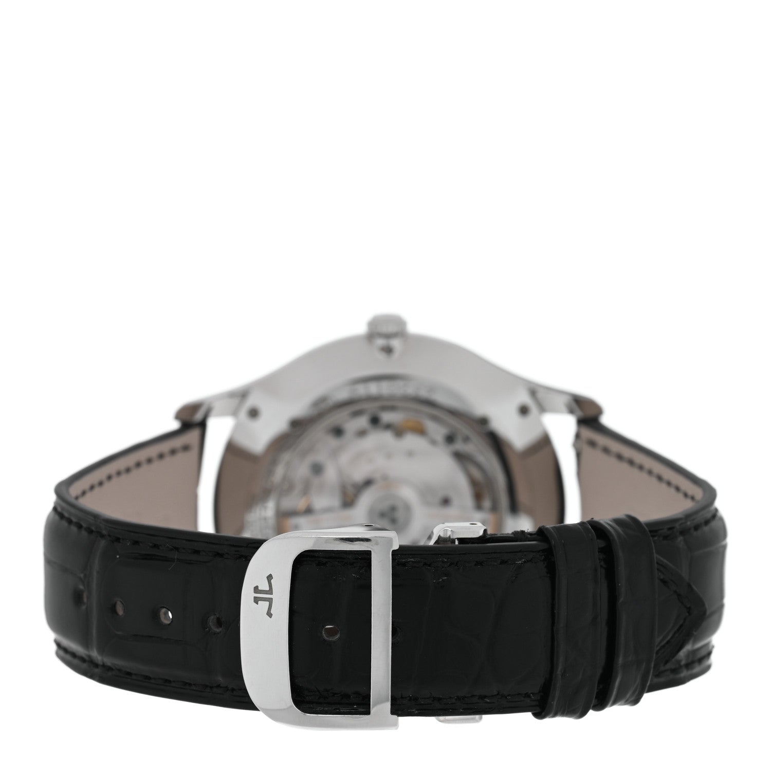 Jaeger-LeCoultre Stainless Steel Alligator 40mm Master Grande Ultra Thin Automatic Watch Black Q1358470 3 of 5
