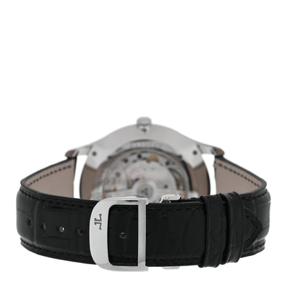 Jaeger-LeCoultre Stainless Steel Alligator 40mm Master Grande Ultra Thin Automatic Watch Black Q1358470 3 of 5