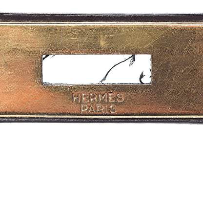 Hermes Box Kelly Retourne 32 Chocolate 7 of 64