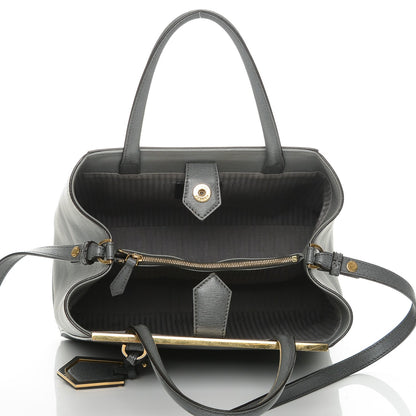 Fendi Vitello Elite Petite 2Jours Tote Grigio Grigio Chiaro 5 of 6