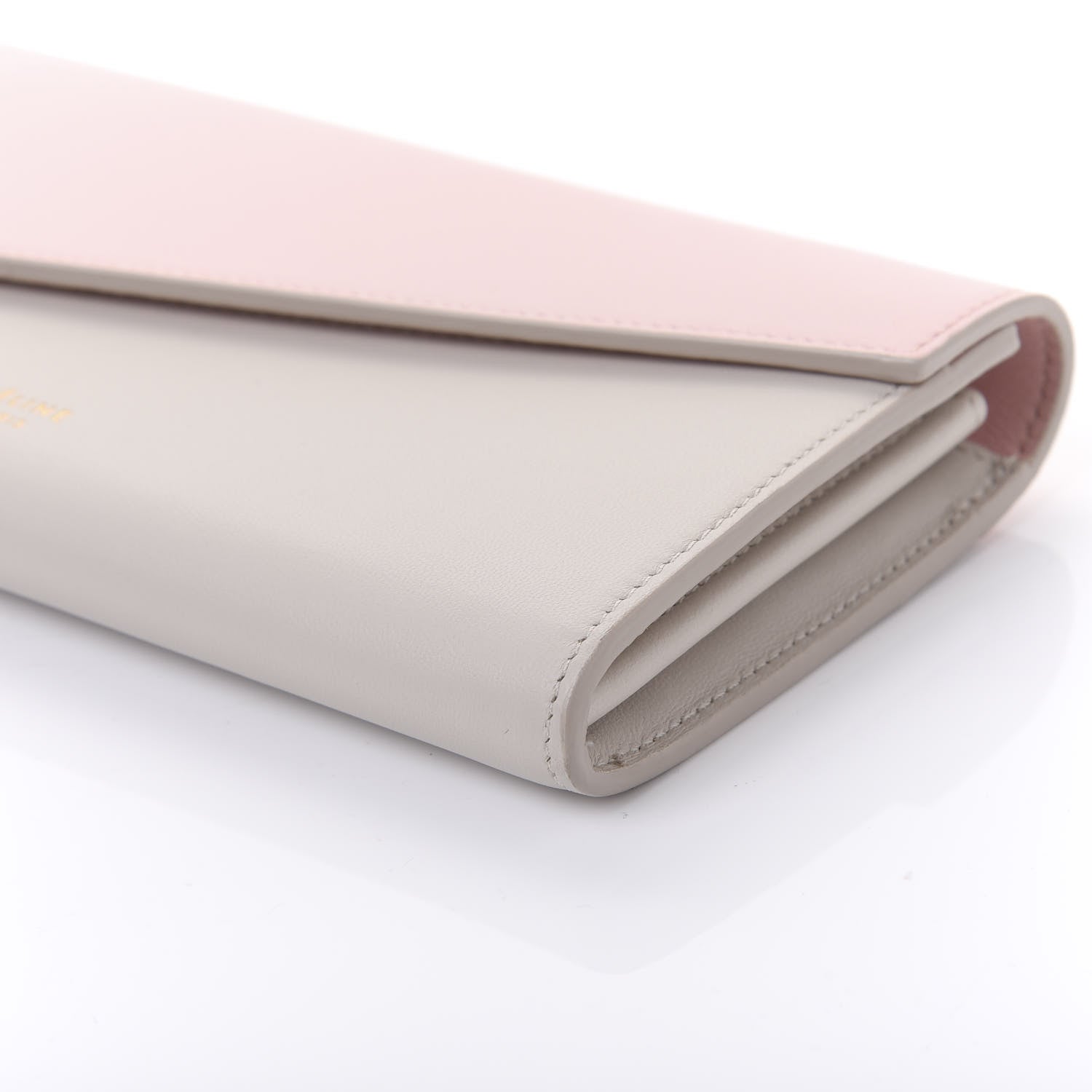 Celine Lambskin Large Diagonal Multifunction Flap Wallet Pink Desert 7 of 9