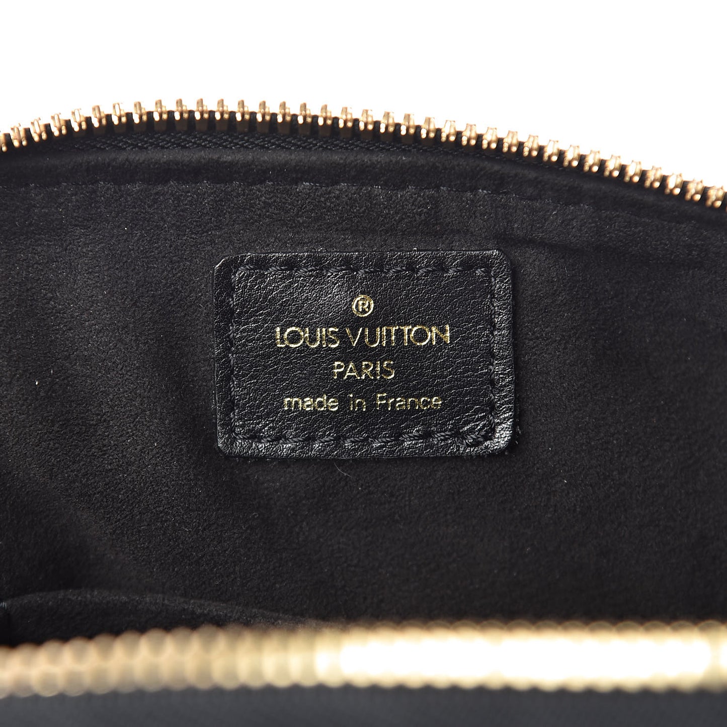 Cuir Embossed Monogram Stephen Bag Fauve