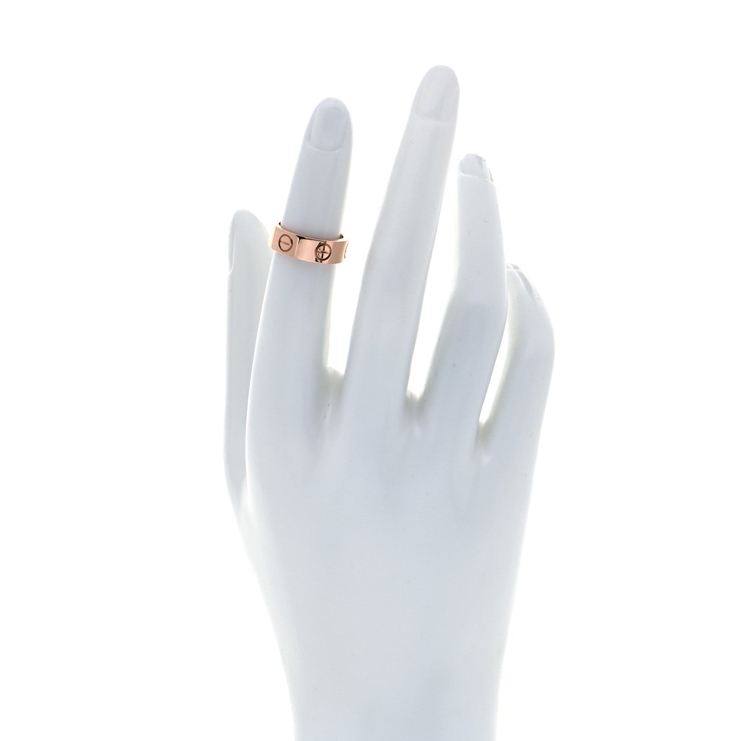 Cartier 18K Pink Gold 5.5mm LOVE Ring 47 4 2 of 4