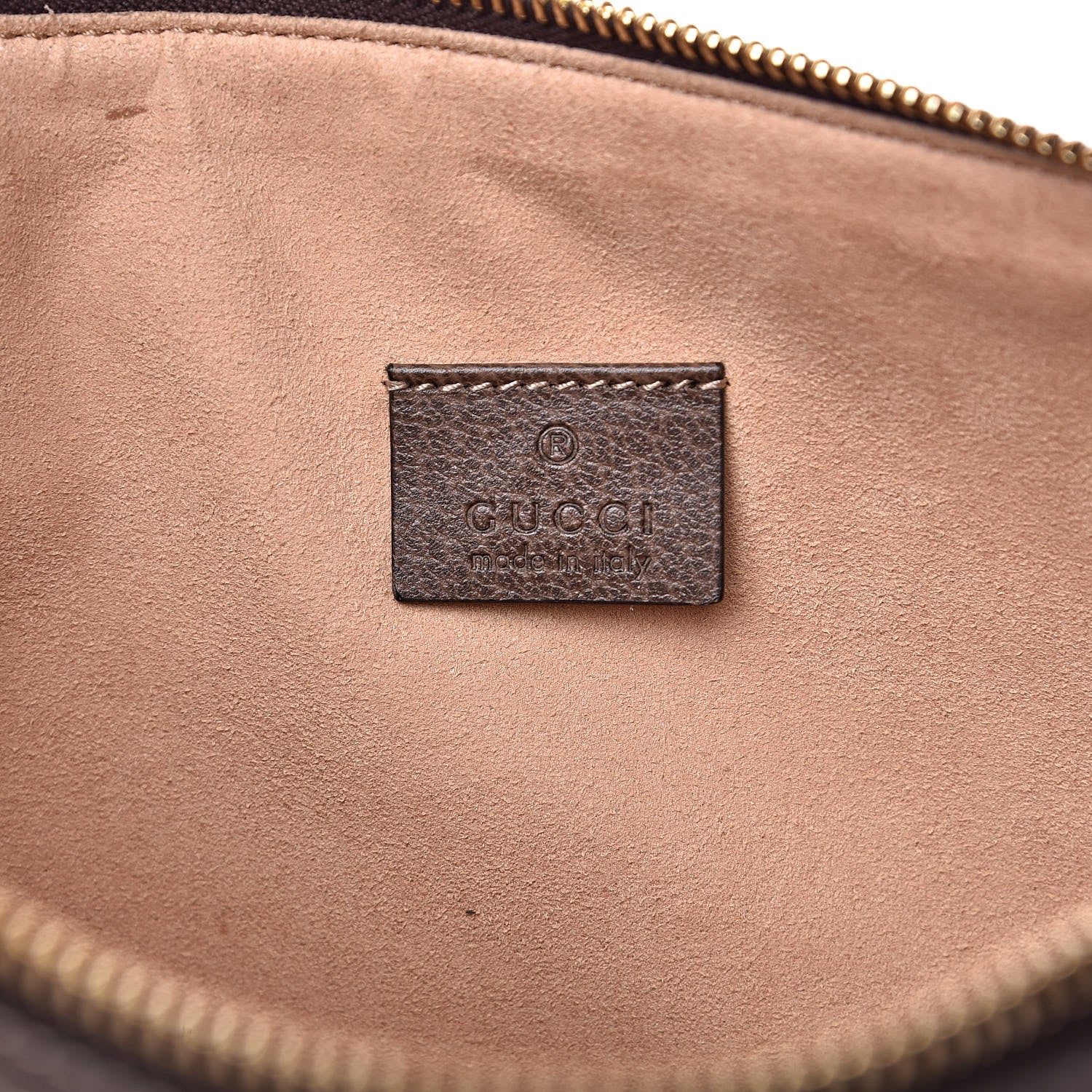 Gucci GG Supreme Monogram Large Ophidia Pouch Clutch Brown 6 of 11