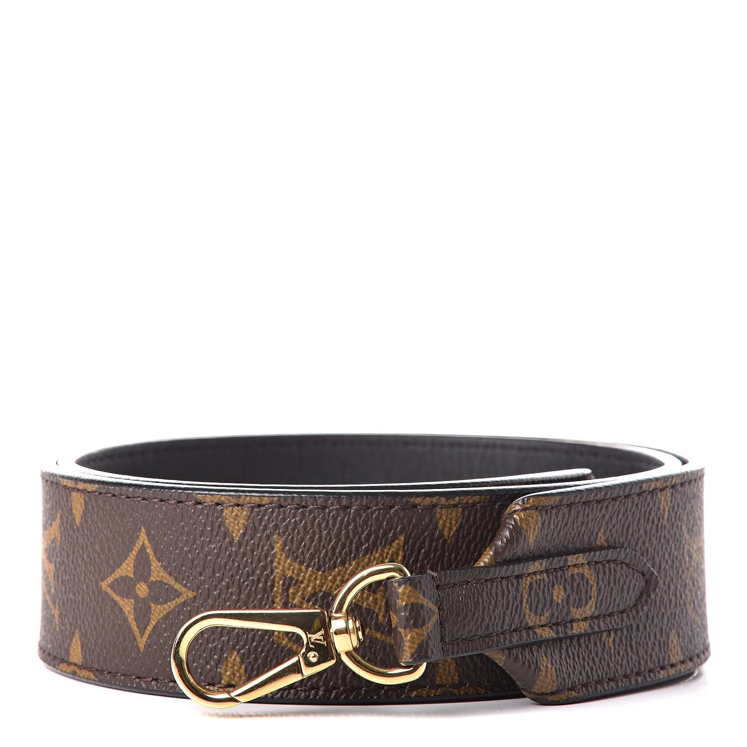 Louis Vuitton Monogram Bandouliere Shoulder Strap Black 1 of 6