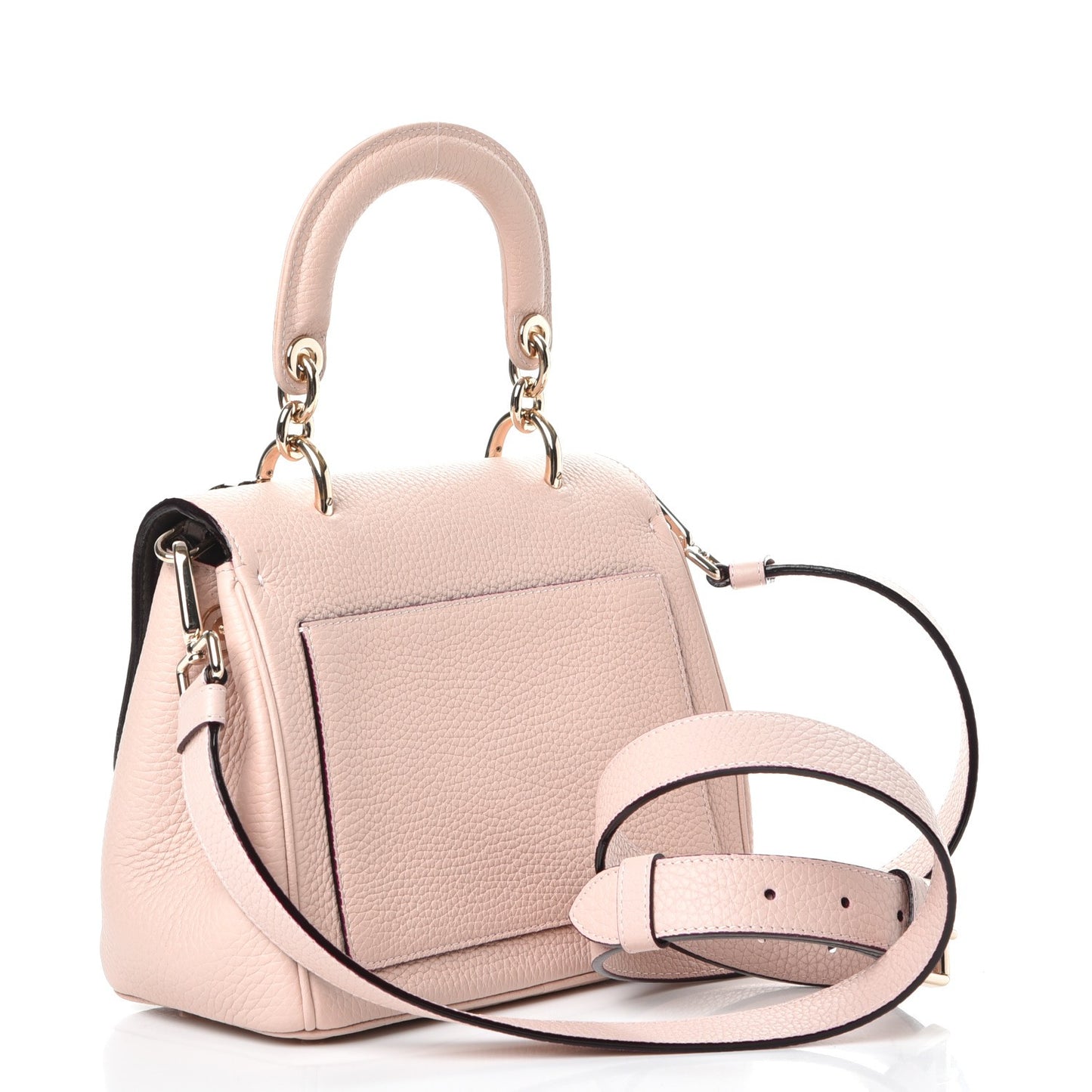 Bullcalf Mini Be Dior Flap Rose Poudre