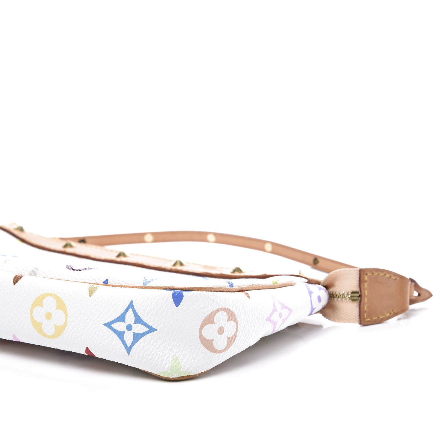 Monogram Multicolor Pochette Accessories White