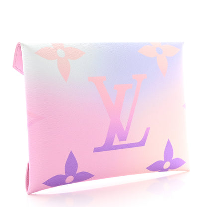 Louis Vuitton Monogram Giant Spring in the City Kirigami Pochette Set Sunrise Pastel Midnight Fuchsia Sunset Kaki 4 of 9