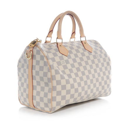 Louis Vuitton Damier Azur Speedy Bandouliere 30 3 of 9