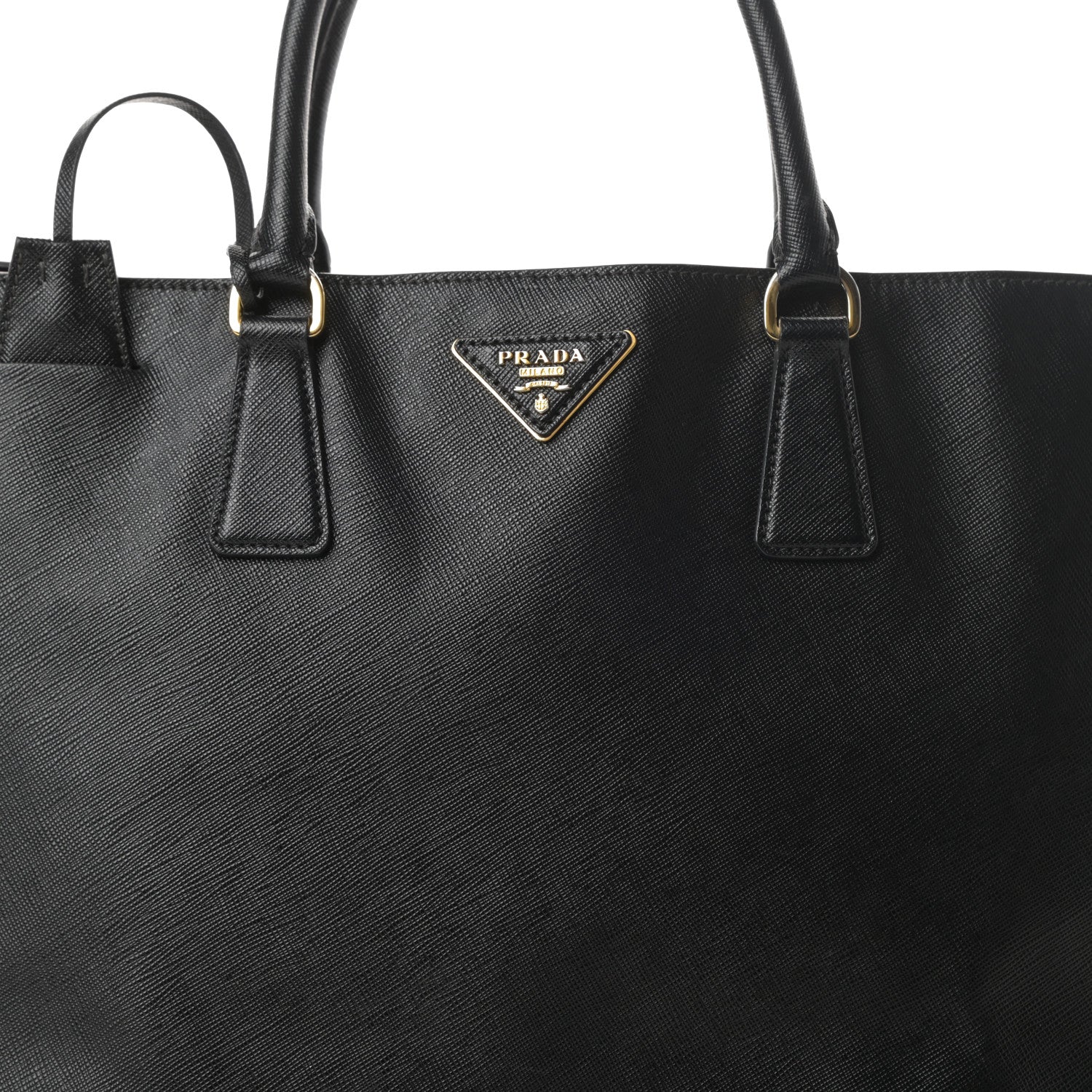 Prada Saffiano Lux Large Tote Black 9 of 21