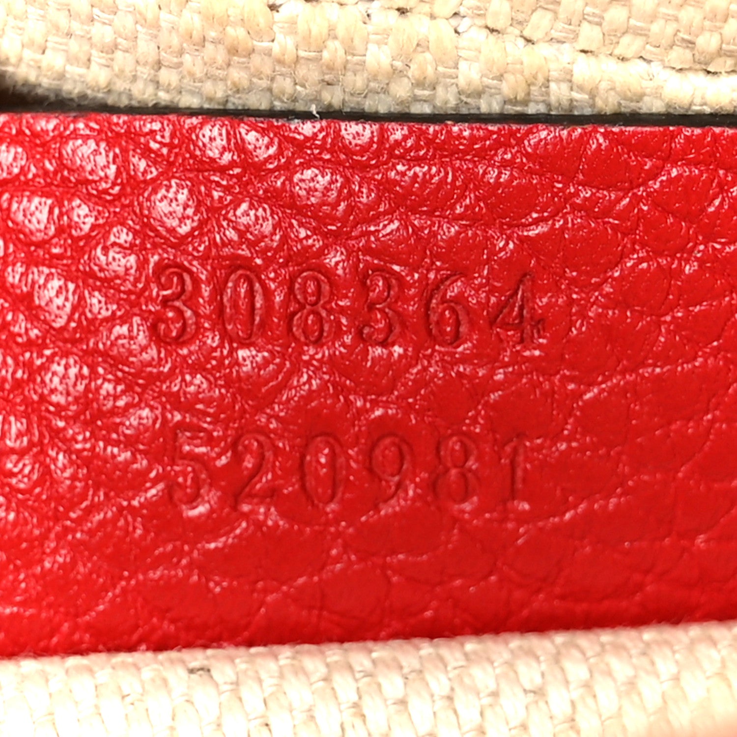 Gucci Pebbled Calfskin Small Soho Disco Bag Vibrant Red 6 of 10