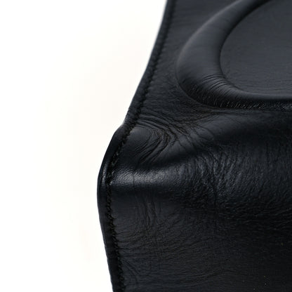 Gucci Calfskin GucciGhost Real Medium XL Tote Black Yellow 14 of 16