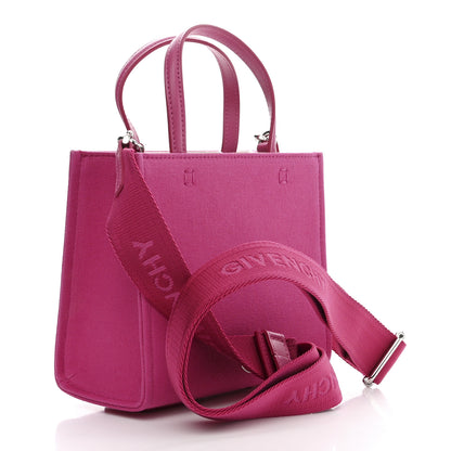 Givenchy Canvas Mini G Shopping Tote Neon Pink 2 of 10