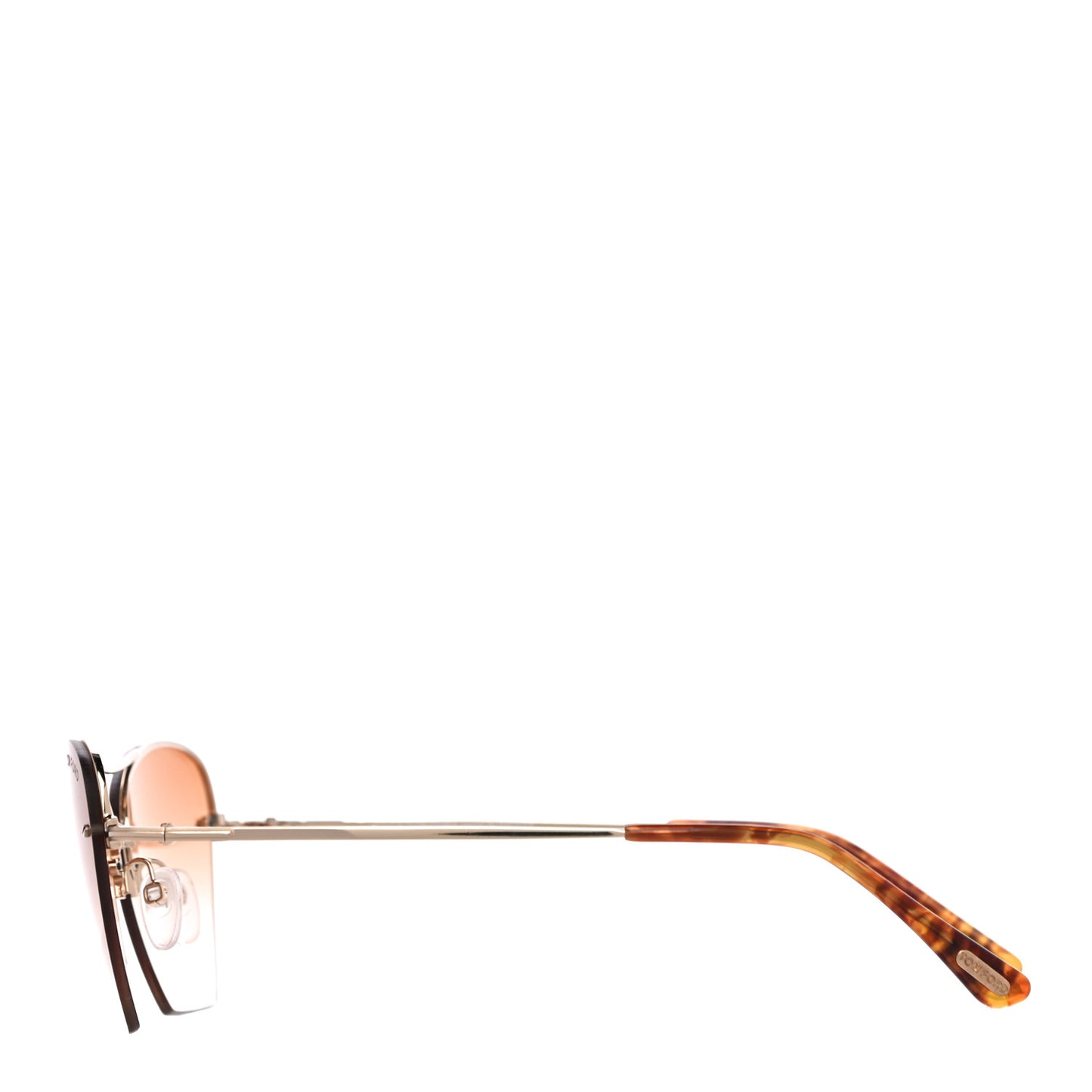 Annabel Aviator Sunglasses TF507 Gold Brown