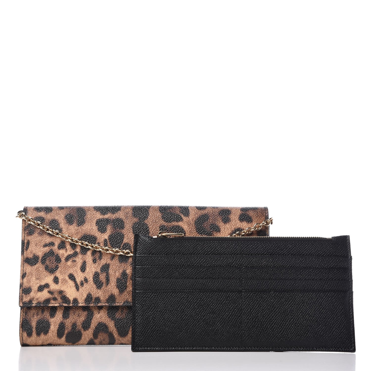 Dolce & Gabbana Dauphine Nina Flap Clutch Leopard 3 of 11