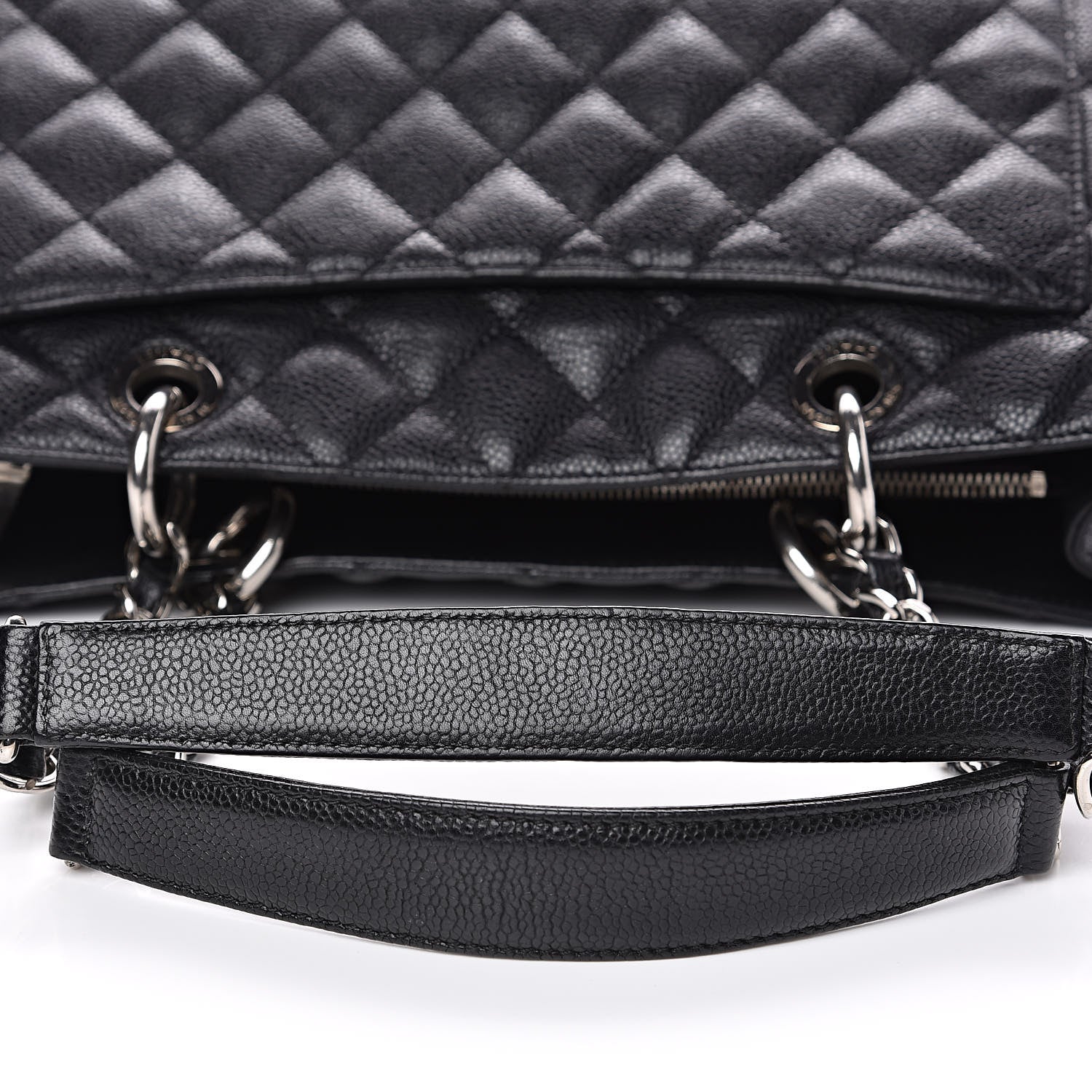 Chanel Caviar Quilted Grand Shopping Tote GST Black 8 of 12