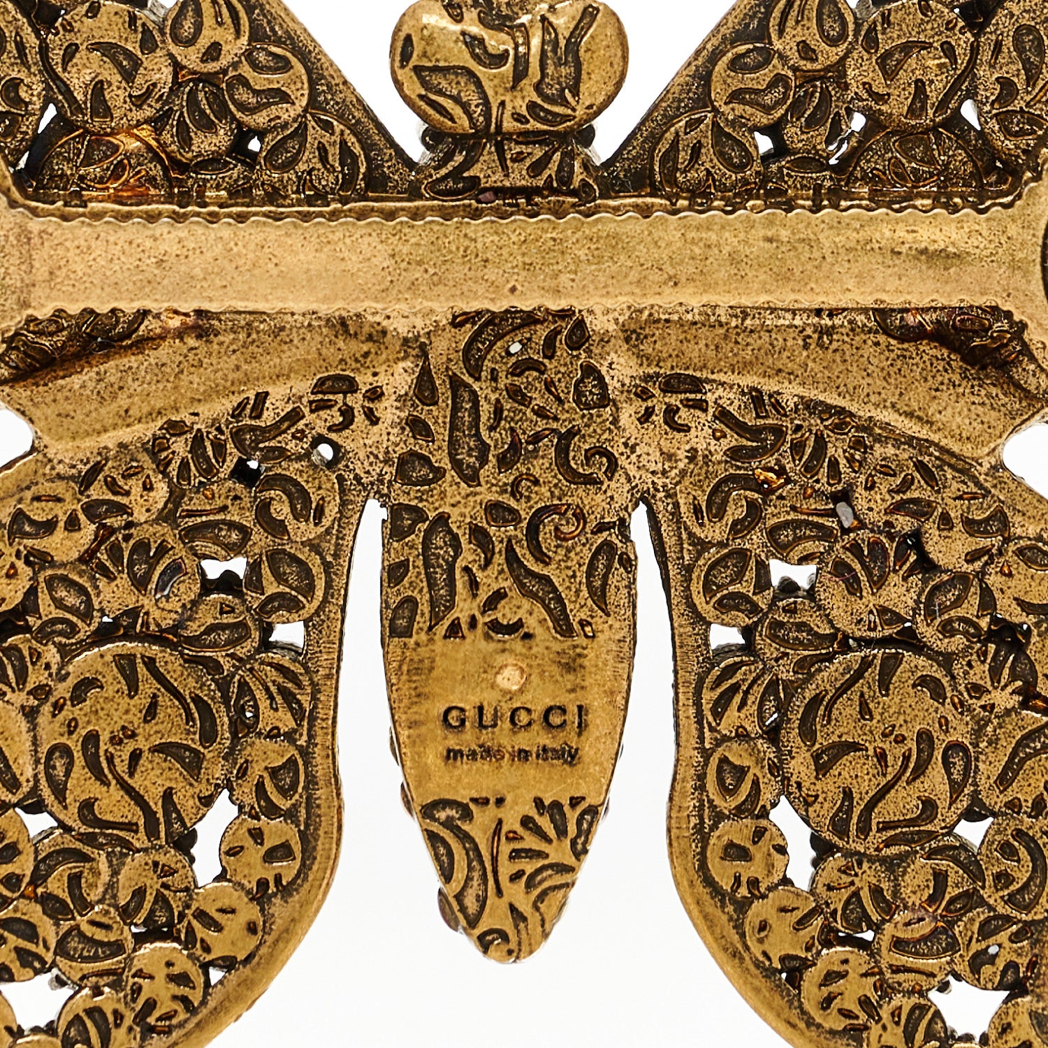 Gucci Crystal Butterfly Brooch Multicolor 4 of 4