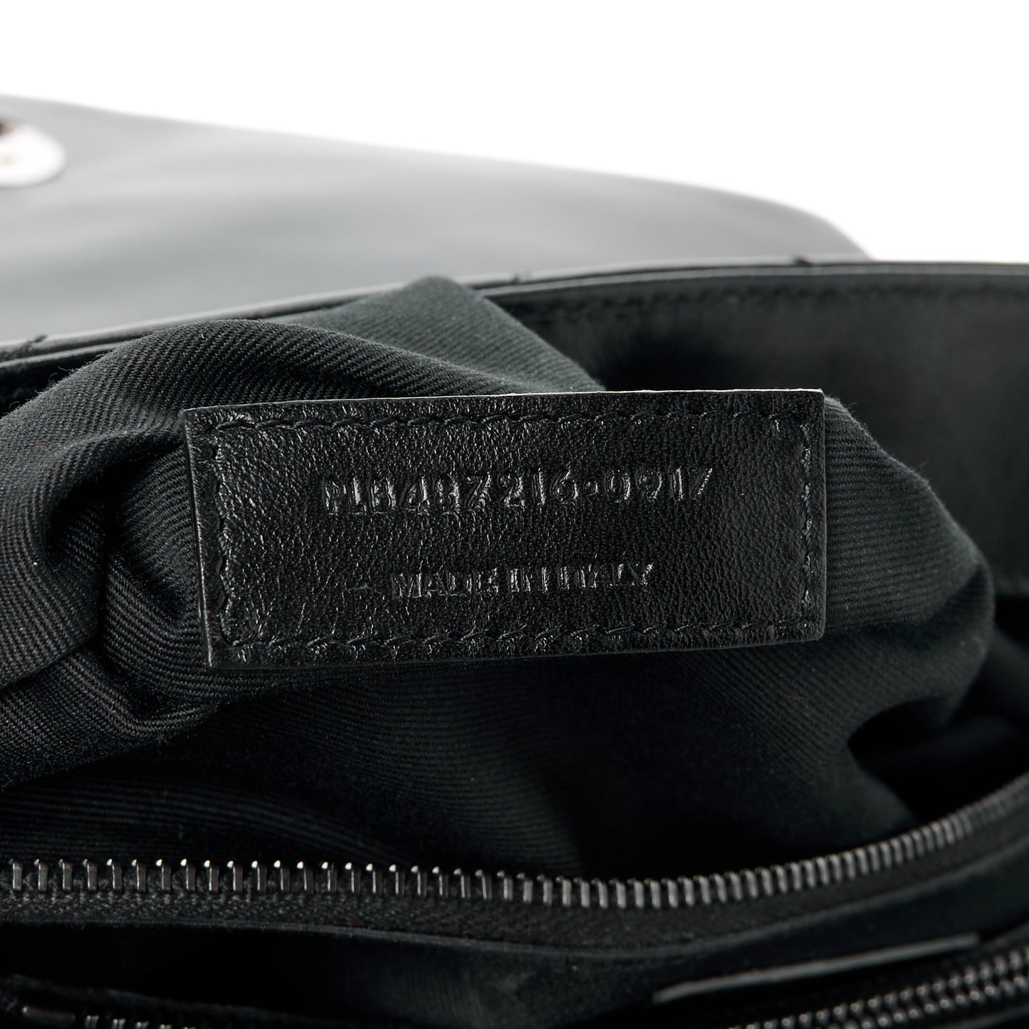 Calfskin Y Quilted Monogram Monochrome Medium Loulou Chain Satchel Black