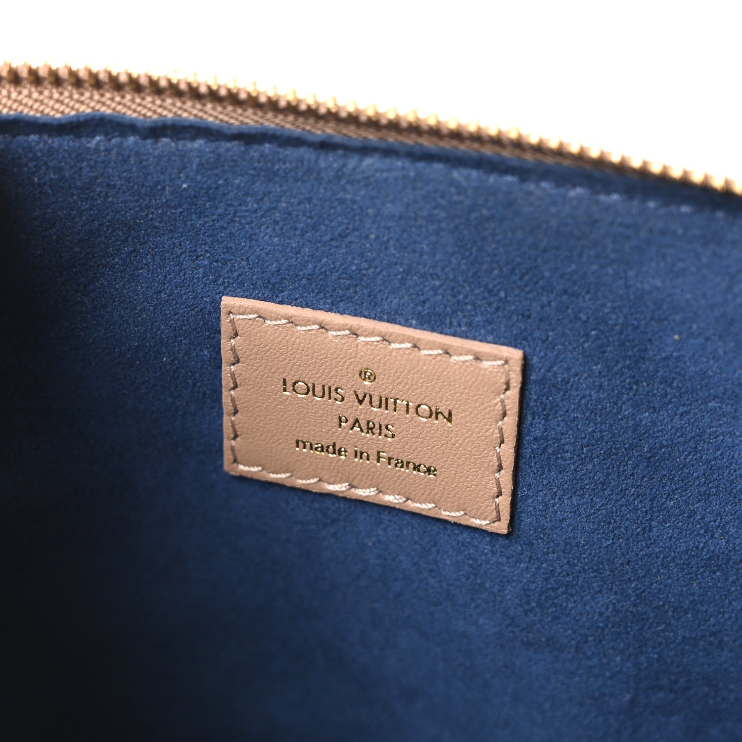 Louis Vuitton Lambskin Embossed Monogram Coussin MM Taupe 6 of 9