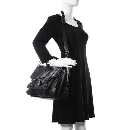 Proenza Schouler Lambskin PS1 Large Satchel Black 3 of 9