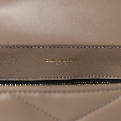 Saint Laurent Calfskin Y Quilted Monogram Toy Loulou Crossbody Bag Taupe 7 of 11