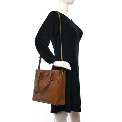 Prada Saffiano Lux Shopping Tote Caramel 3 of 10