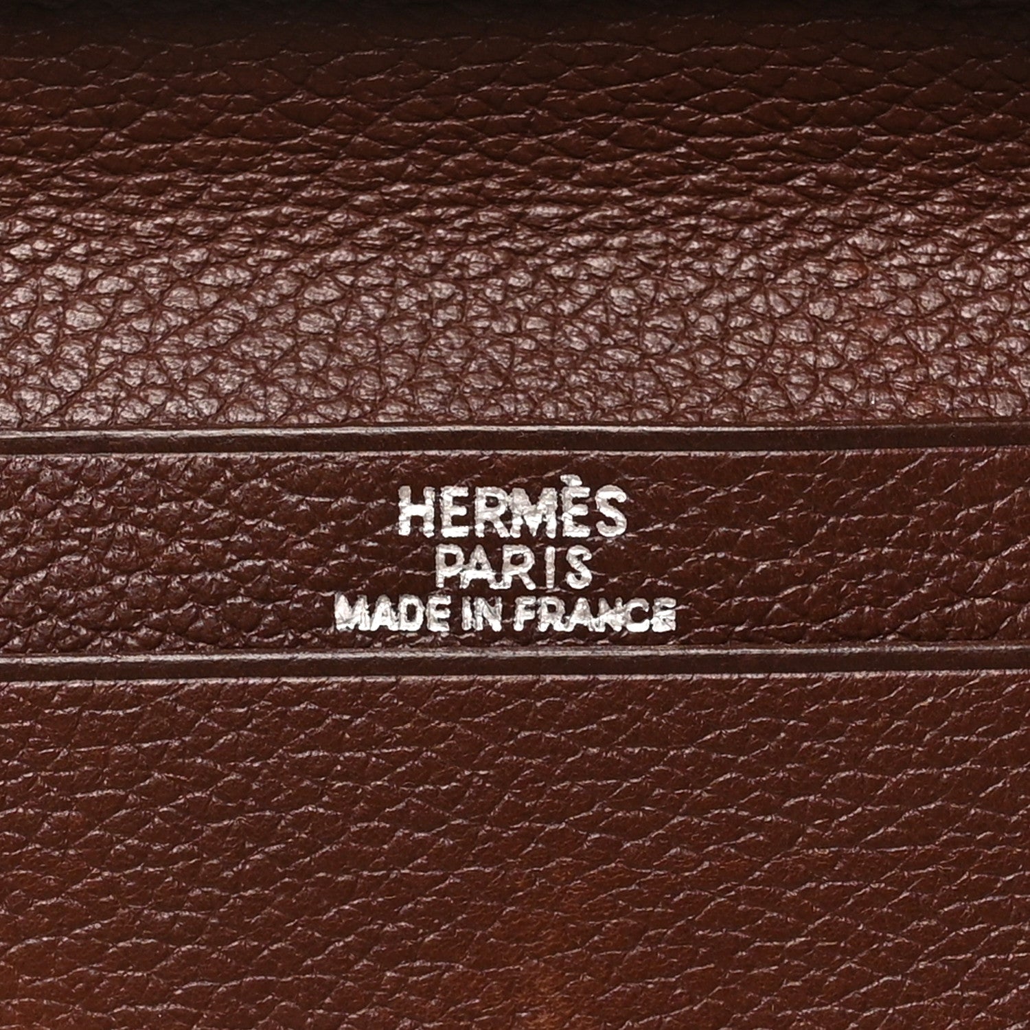 Hermes Evercolor Citizen Twill Long Wallet Chocolate 9 of 13