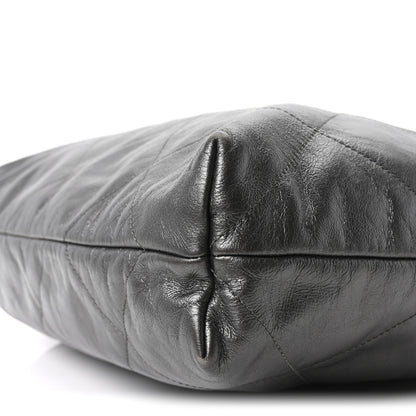 Chanel Shiny Calfskin Quilted Chanel 22 Dark Grey 11 of 11