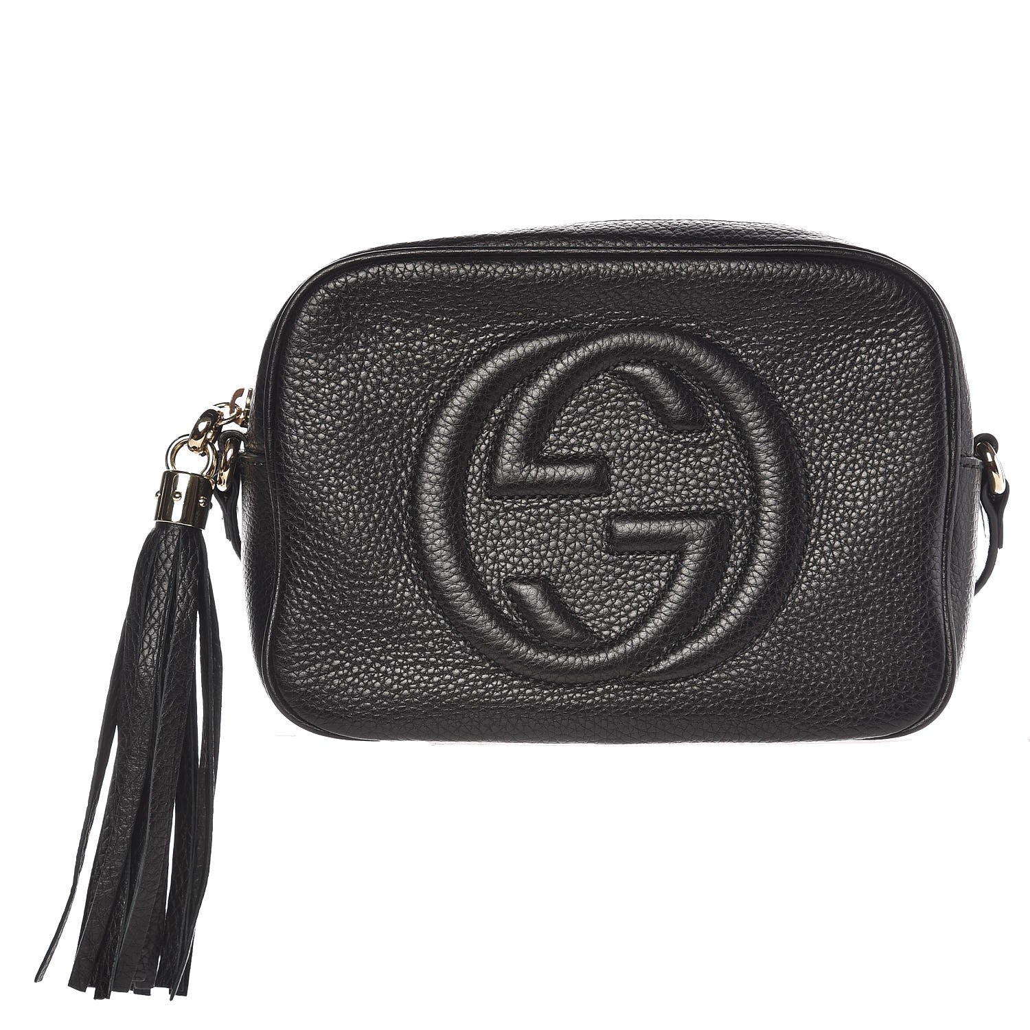 Gucci Pebbled Calfskin Small Soho Disco Bag Black 1 of 7