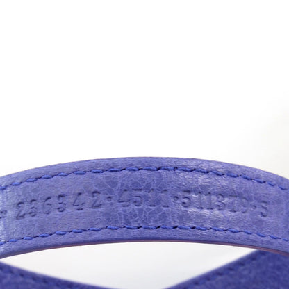 Balenciaga Agneau Double Tour Bracelet Bleu Lavande 4 of 6